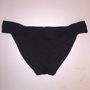 Black Victoria’s Secret bikini bottom
